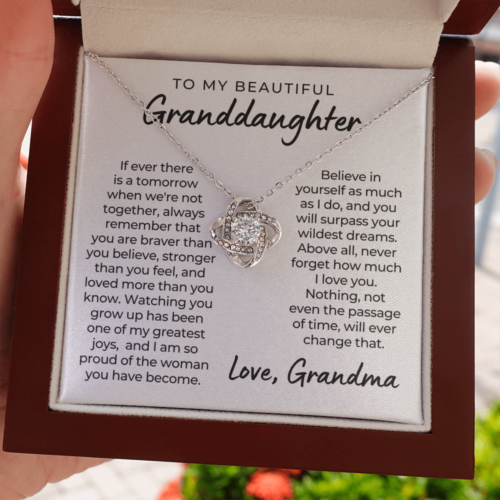Granddaughter Gift | Believe Necklace 0547T2