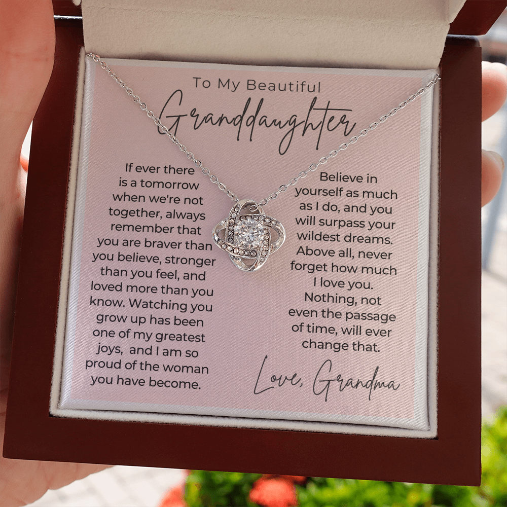 Granddaughter Gift | Believe Necklace 0547T4