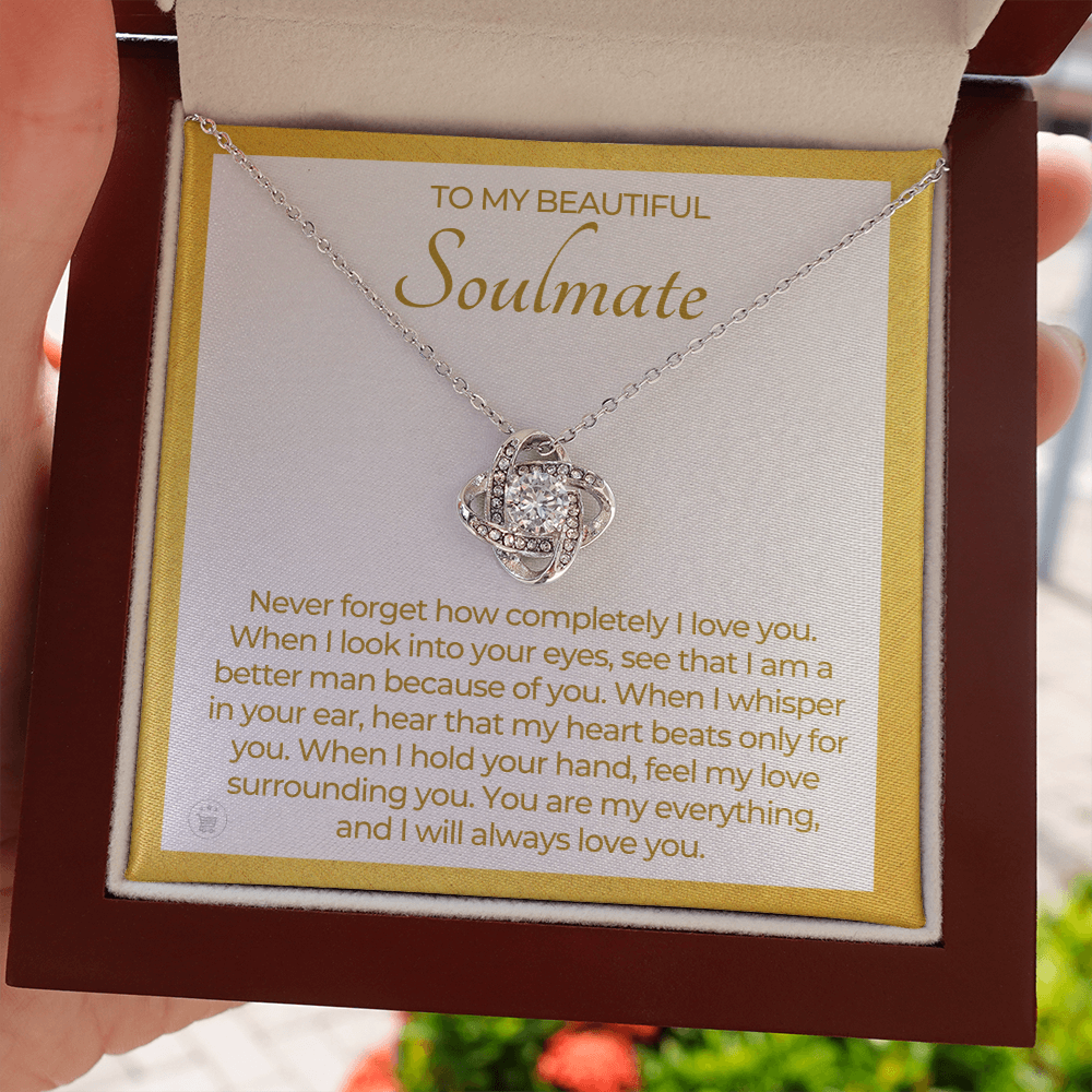 Gift For Wife, To My Soulmate | When I Necklace  0532T4