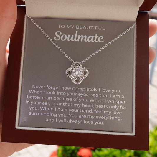 Gift For Wife, To My Soulmate | When I Necklace  0532T2
