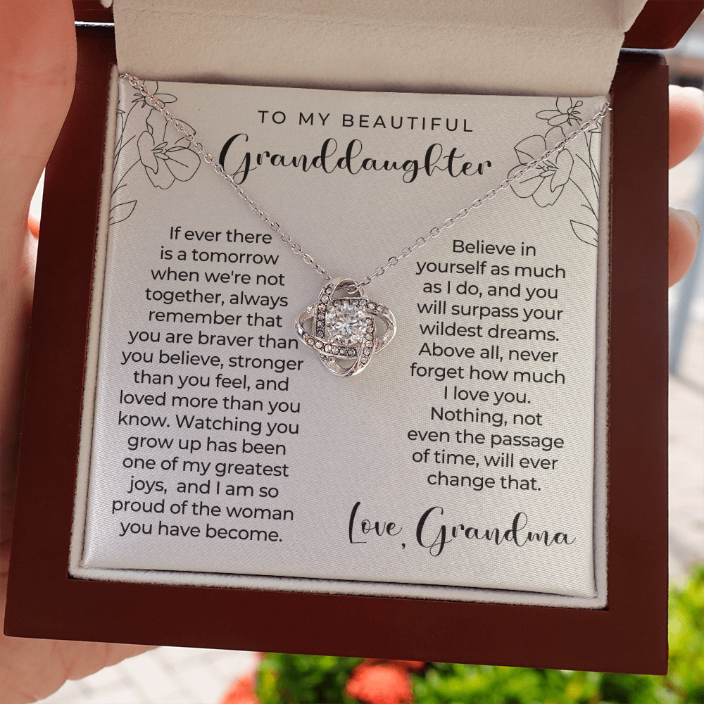 Granddaughter Gift | Believe Necklace 0547T11