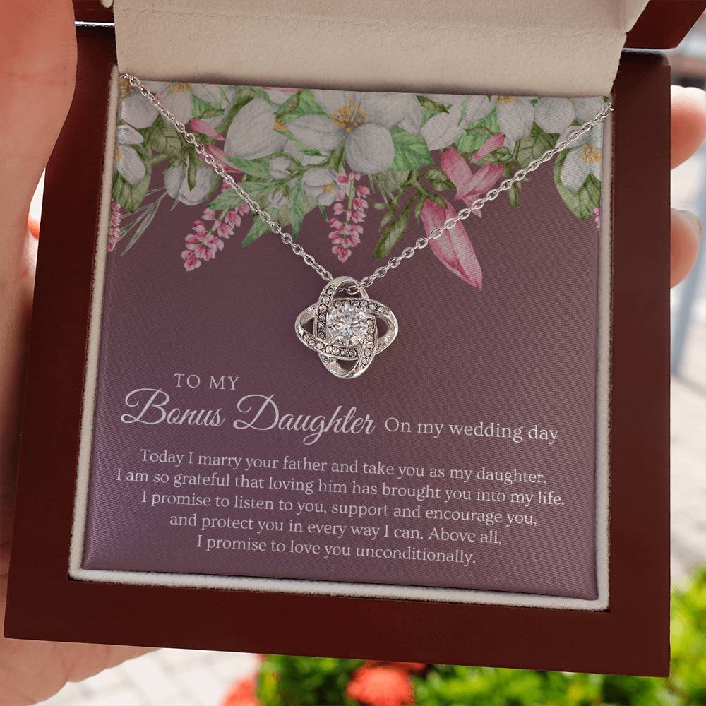 Stepdaughter Wedding Gift | Promise Necklace 0551T3