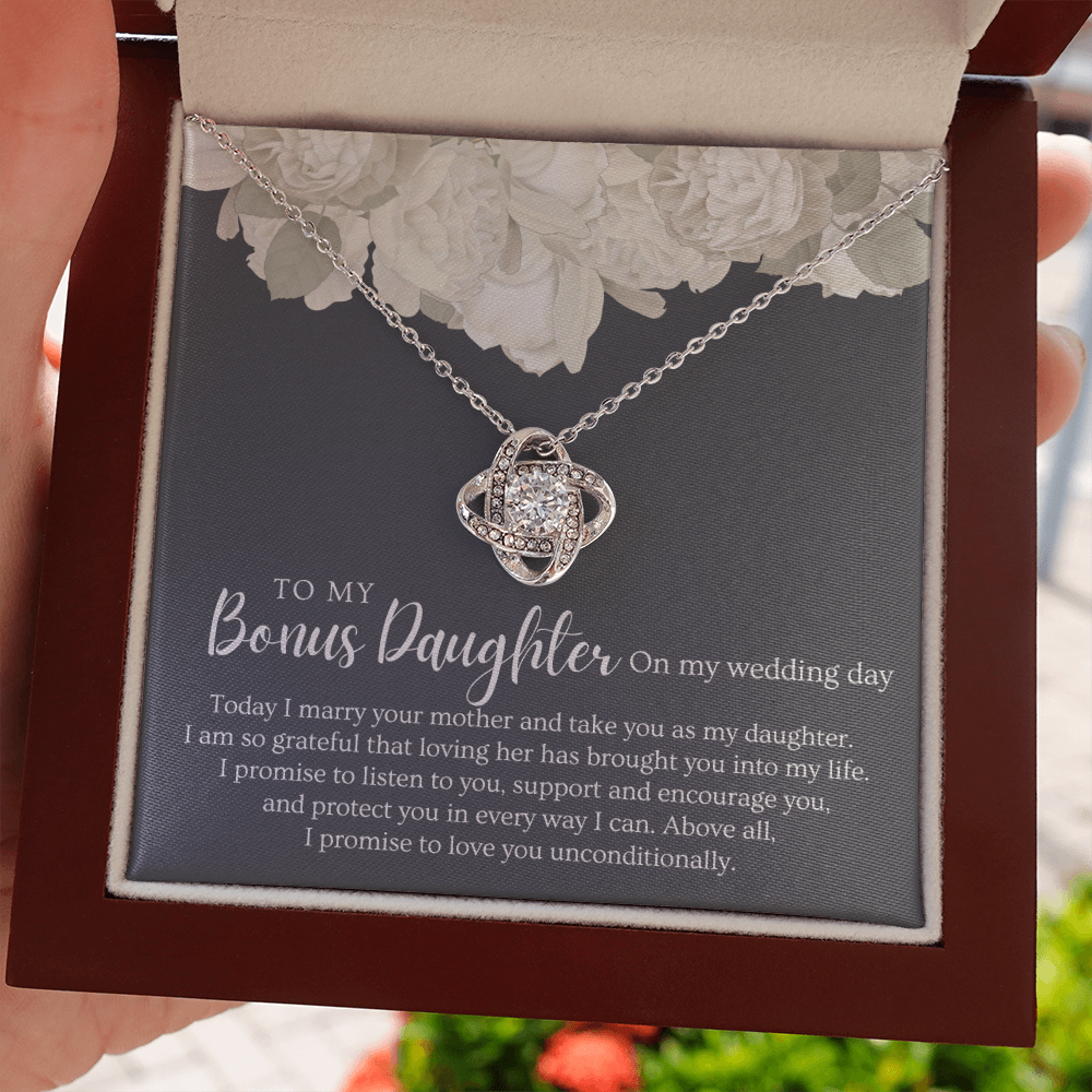 Stepdaughter Wedding Gift | Promise Necklace 0550T1