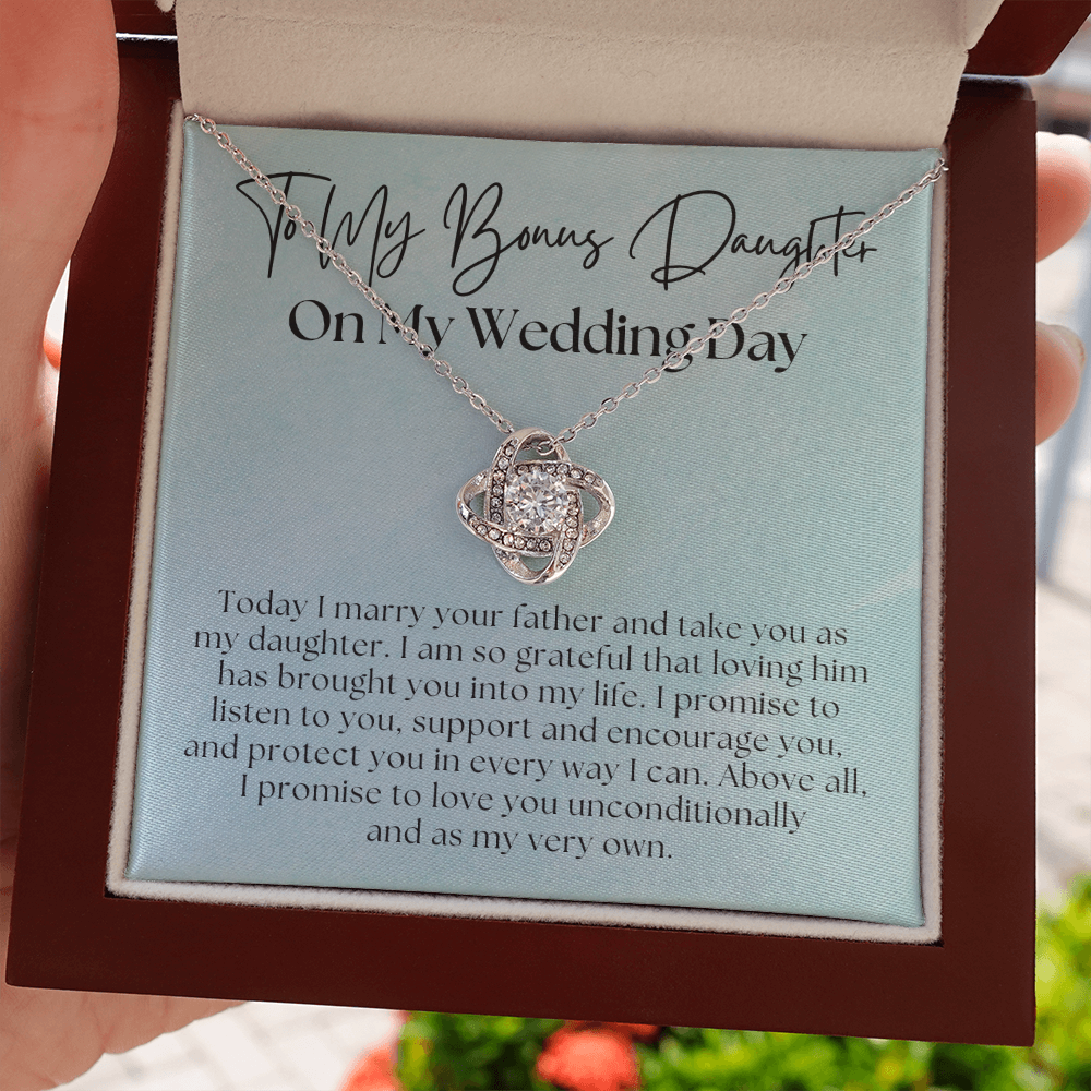 Stepdaughter Wedding Gift | Promise Necklace 0551T10