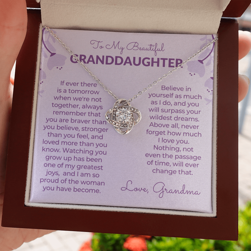 Granddaughter Gift | Believe Necklace 0547T7
