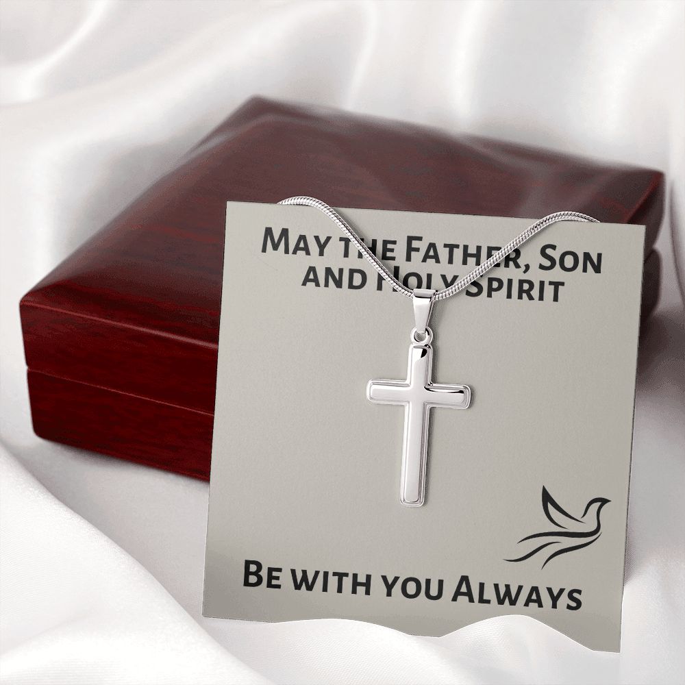 Christian Gift For Her | Cross Necklace 0825T2SSCN