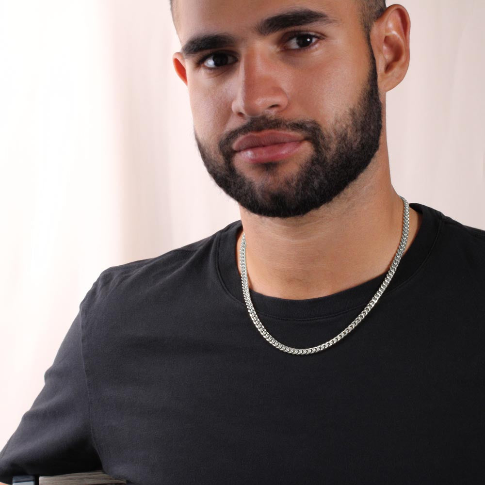 Gift For Boyfriend | Love Of My Life Cuban Link Chain 0770T2C