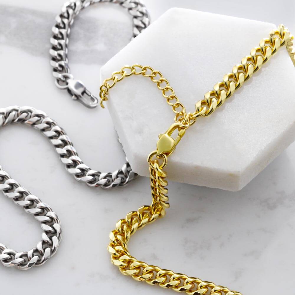 Gift for Adult Son From Mom | Your Way Home Cuban Link Chain 0597T2
