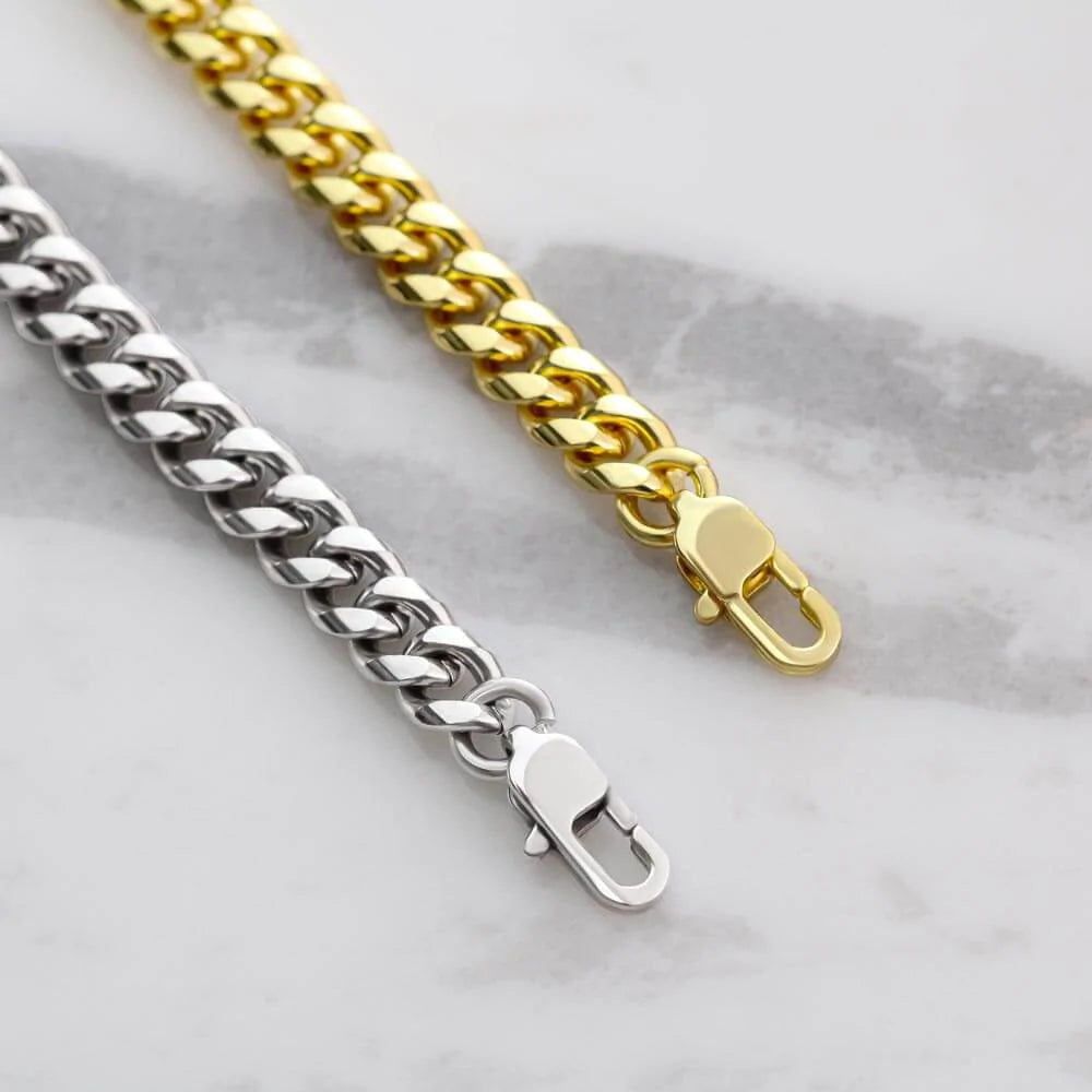 Gift For Boyfriend | My Heart Cuban Link Necklace 0775T1C
